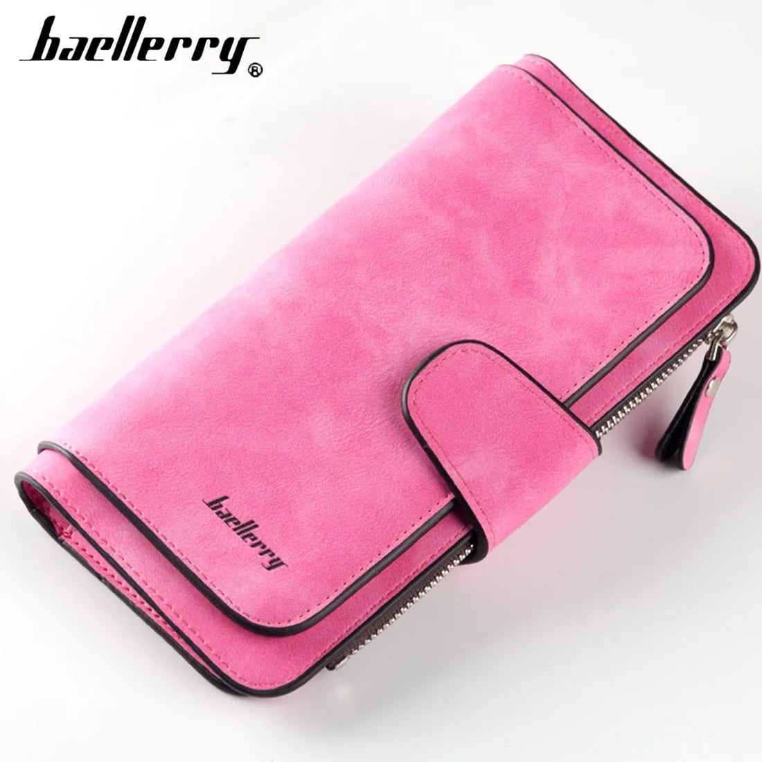 Storazone 2023 Women Wallets Fashion Long PU Leather Top Quality Card Holder Classic Female Purse Zipper Wallet For Women