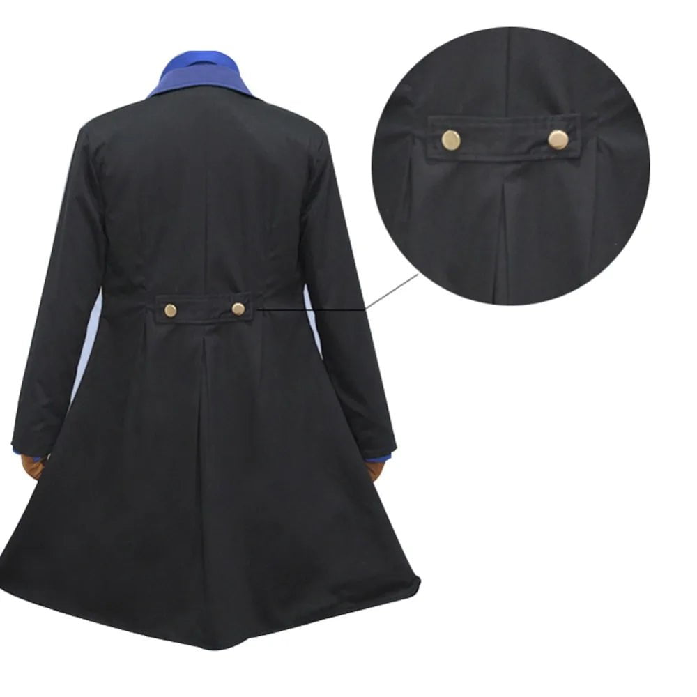 Storazone Anime sabo from Cosplay Costume Cloak Mens Suit Halloween coat vest shirt pant tie uniform Hat set