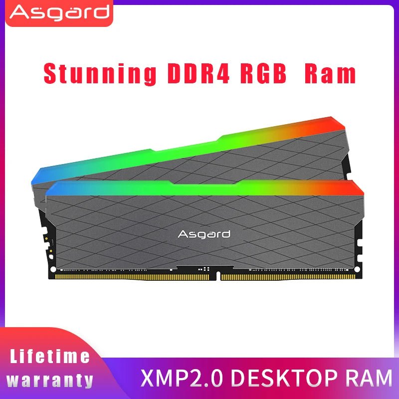 Storazone Asgard Loki w2 RGB RAM 8GBx2 16gb 32gb 3200MHz PC4-25600 DDR4 DIMM Memoria Ram ddr4 Desktop Rams 1.35V