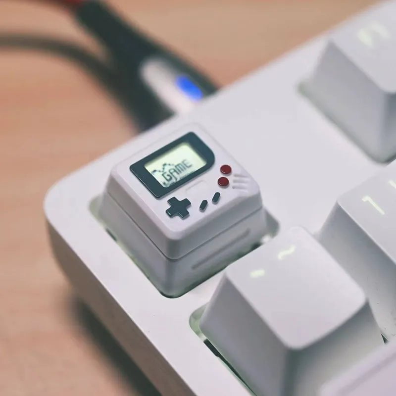 Storazone K-04 Keyboard Keycaps 3In1 For Mechanical Classic Retro Cute Transparent Key Cap Suit Cute Button Personalized Keycaps