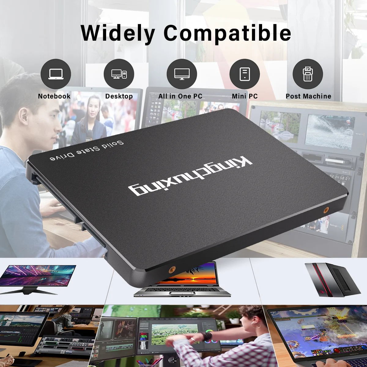 Storazone Kingchuxing Ssd Sata 1tb Hard Drives Ssd 128gb 2256gb Notebook 2.5 Ssd Drive For Desktop Laptop