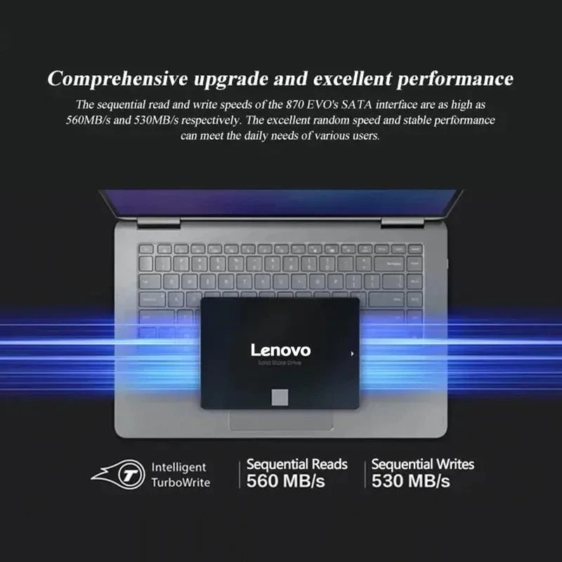 Storazone Lenovo 4TB Solid State Disk SSD 870 EVO 500GB 1TB 2TB Internal HDD Hard Drive Sata3 2.5 Inch For Laptop Microcomputer Desktop