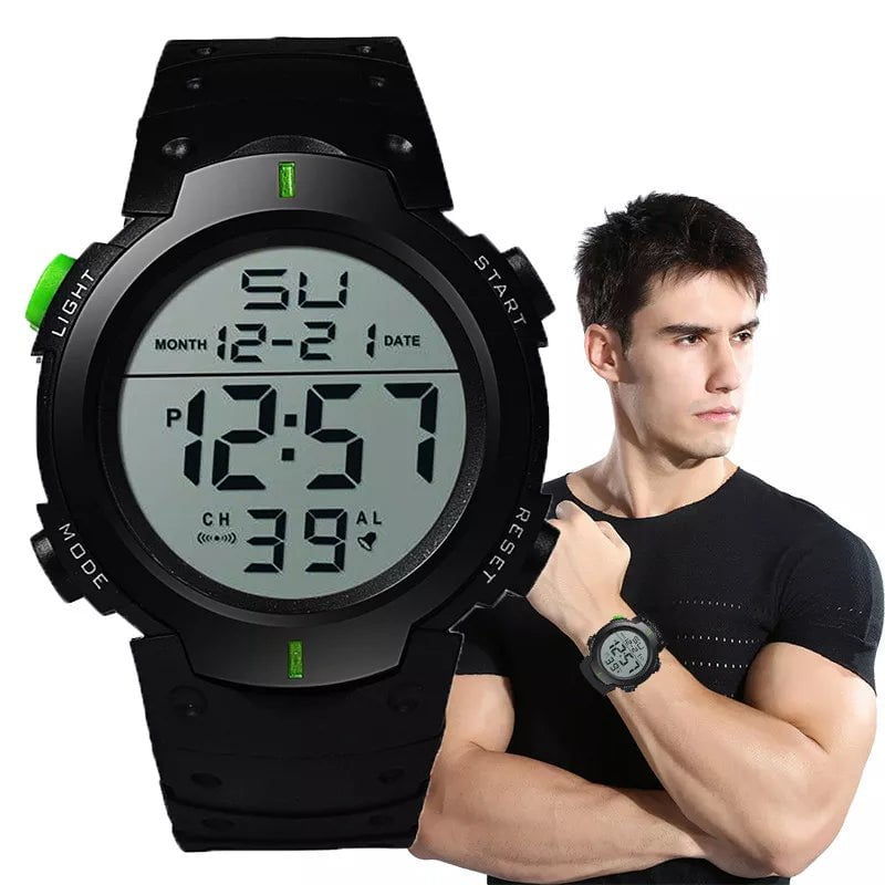 Storazone Men Sport LED Watches Top Brand Men Digital Clock Multi-Functional Rubber Man Fitnes Athlete Timekeeping Electronic Watch Reloj