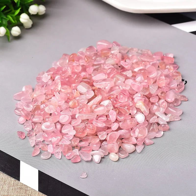 Storazone Natural Crystal Rose Quartz Ore Mineral Specimen Healing Stone Natural Colorful Quartz for Aquarium Stone Home Decoration DIY
