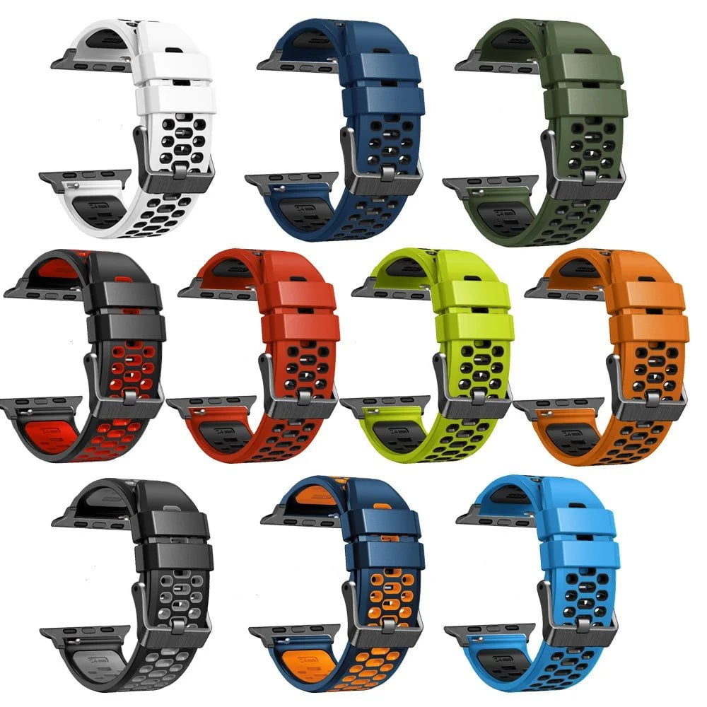 Storazone NEW Silicone strap For Apple Watch Ultra 49mm Band SE 8 7 45mm 41mm Watch Bracelet For iwatch Series 6 5 4 3 44mm 42mm40mm Band