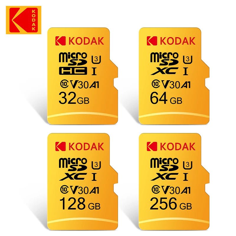 Storazone Original Kodak Micro SD Card 32GB 64GB Class10 Memory Card A1256GB Microsd Flash Drive Card A2 512GB V30 U3 cartao de memoria