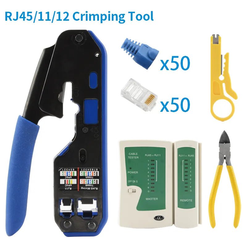 Storazone RJ45 crimping tools pliers network cable crimper wire stripper cutter ethernet clip tongs RJ45 RJ12 RJ11 cat6 cat5e cat5