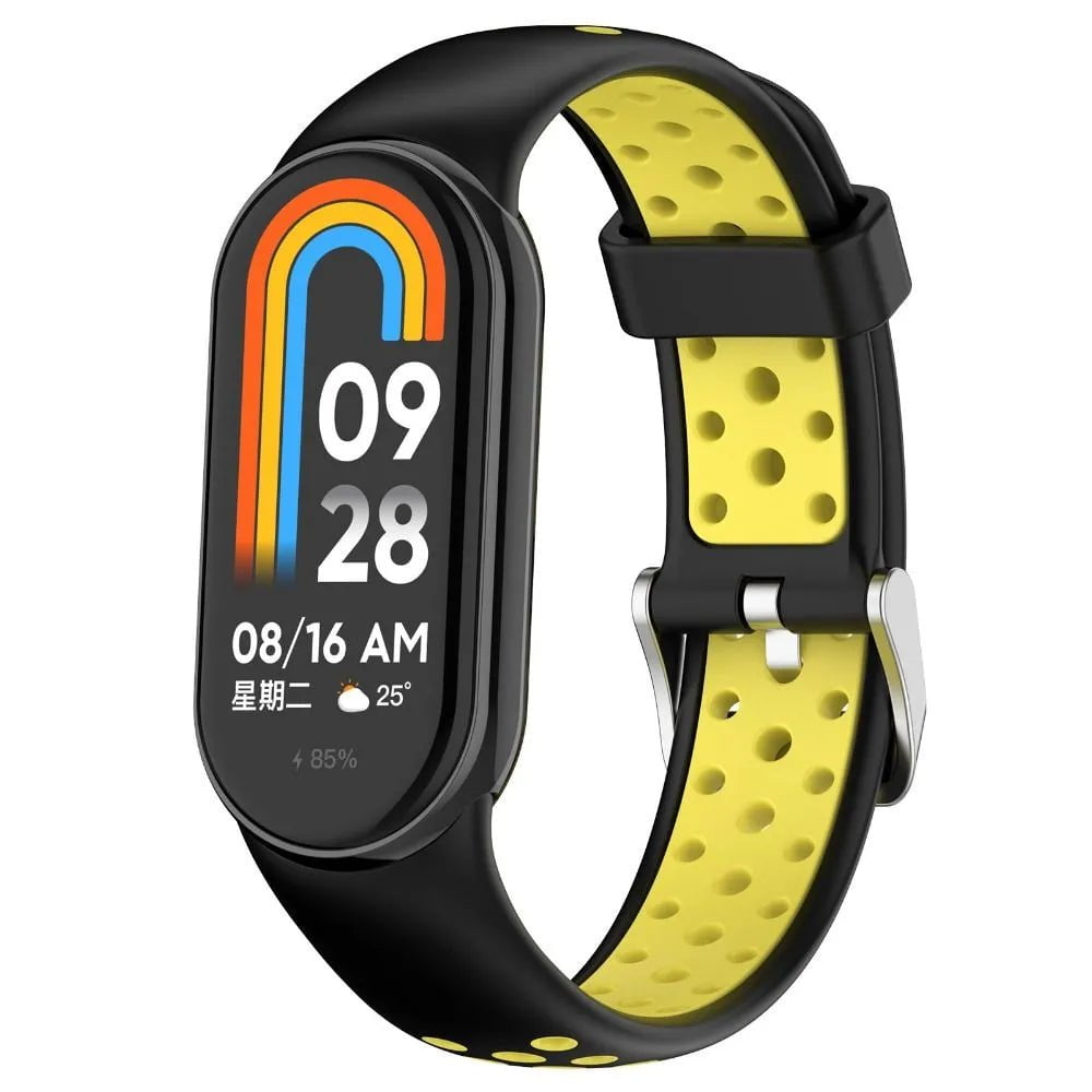 Storazone Soft Silicone Strap for Xiaomi Mi Band 8 Breathable Sport Bracelet Wristband Belt for MiBand 8 Replacement Correa Watchband