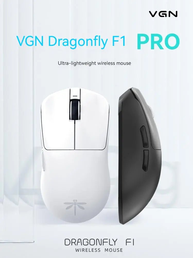 Storazone VGN Dragonfly F1 2.4G Wireless Mouse PAW 3395 Rechargeable Type-C Dual-mode Gaming Mouse Fps Light Weight Pc Gamer Accessories