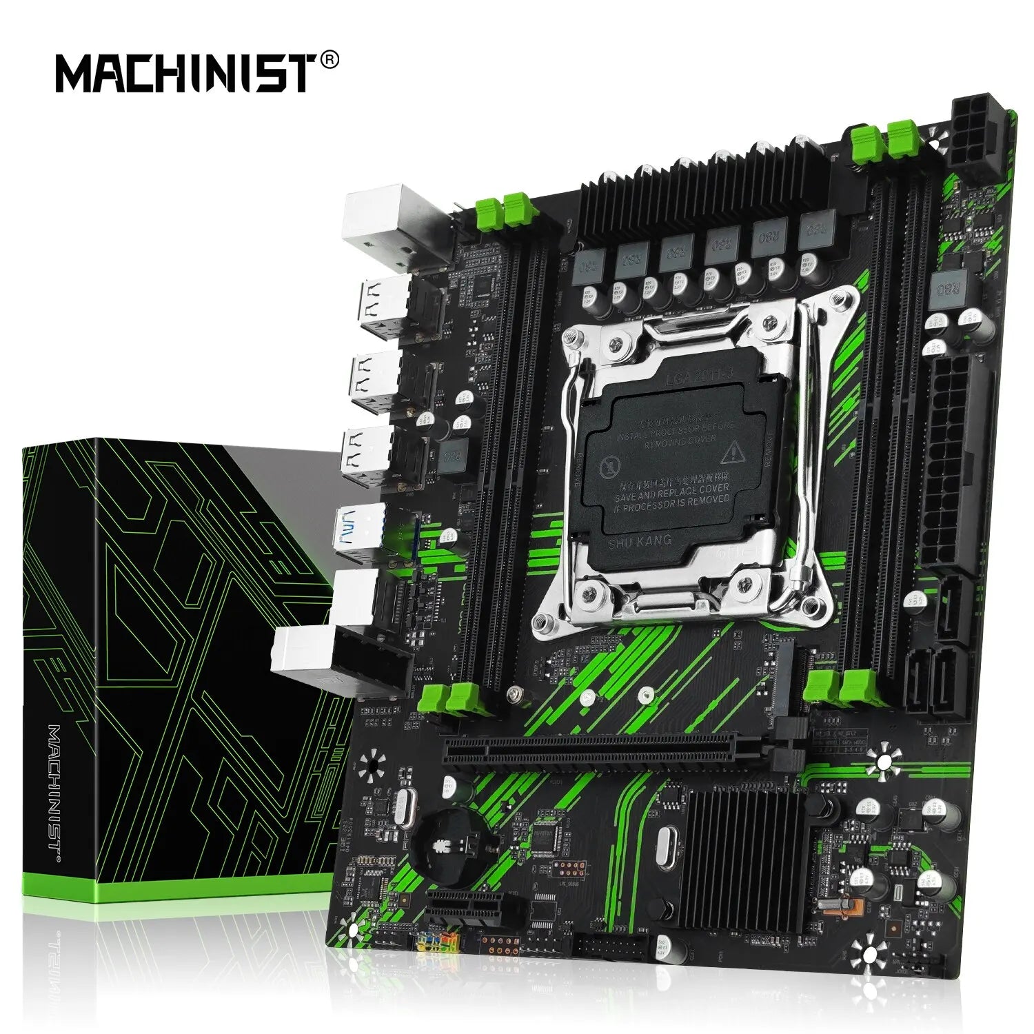 Storazone ZB-GB-X99 PR9 MACHINIST X99 Motherboard X99 PR9 Support LGA 2011-3 Intel Xeon E5 V3&V4 CPU DDR4 RAM SATA/NVME M.2 Slot