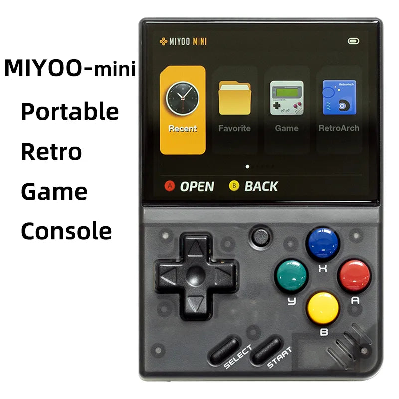 MIYOO MINI V4 PortableRetro Handheld Game Console 2.8Inch IPS Screen Video Game Consoles Linux System Classic Gaming Emulator