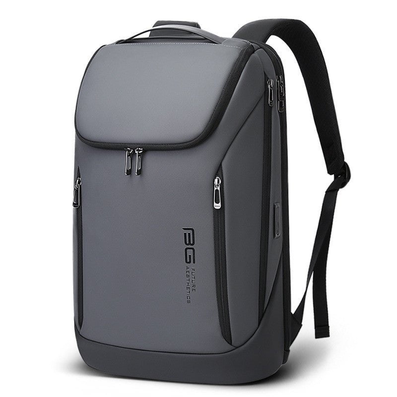 Les Visionnaires Bag and Choose Grey Men's Business Bags Large Capacity Computer Travel Backpack