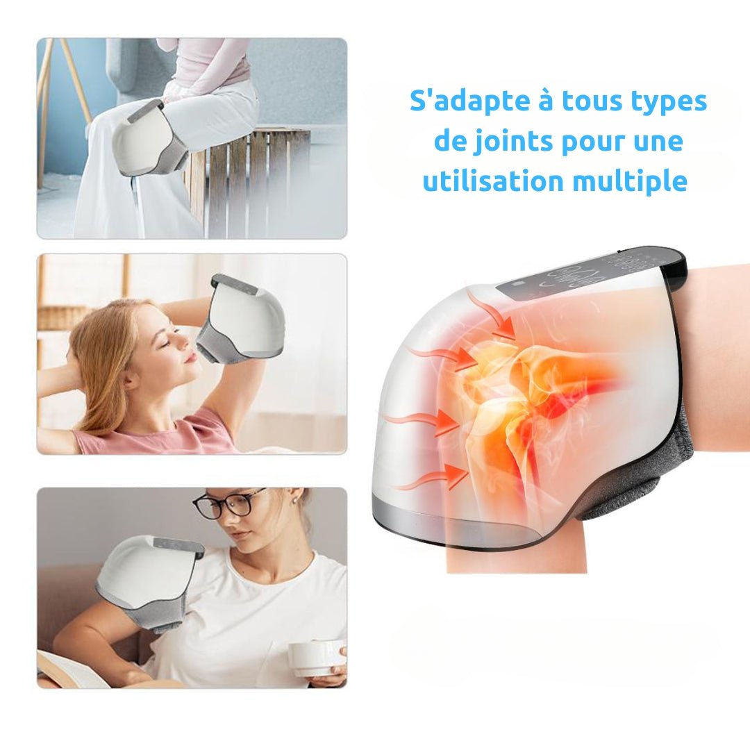 Les Visionnaires Beauté et santé Blanc / USB Joint EASE pro ™ : Masseur pour genoux (CJ)