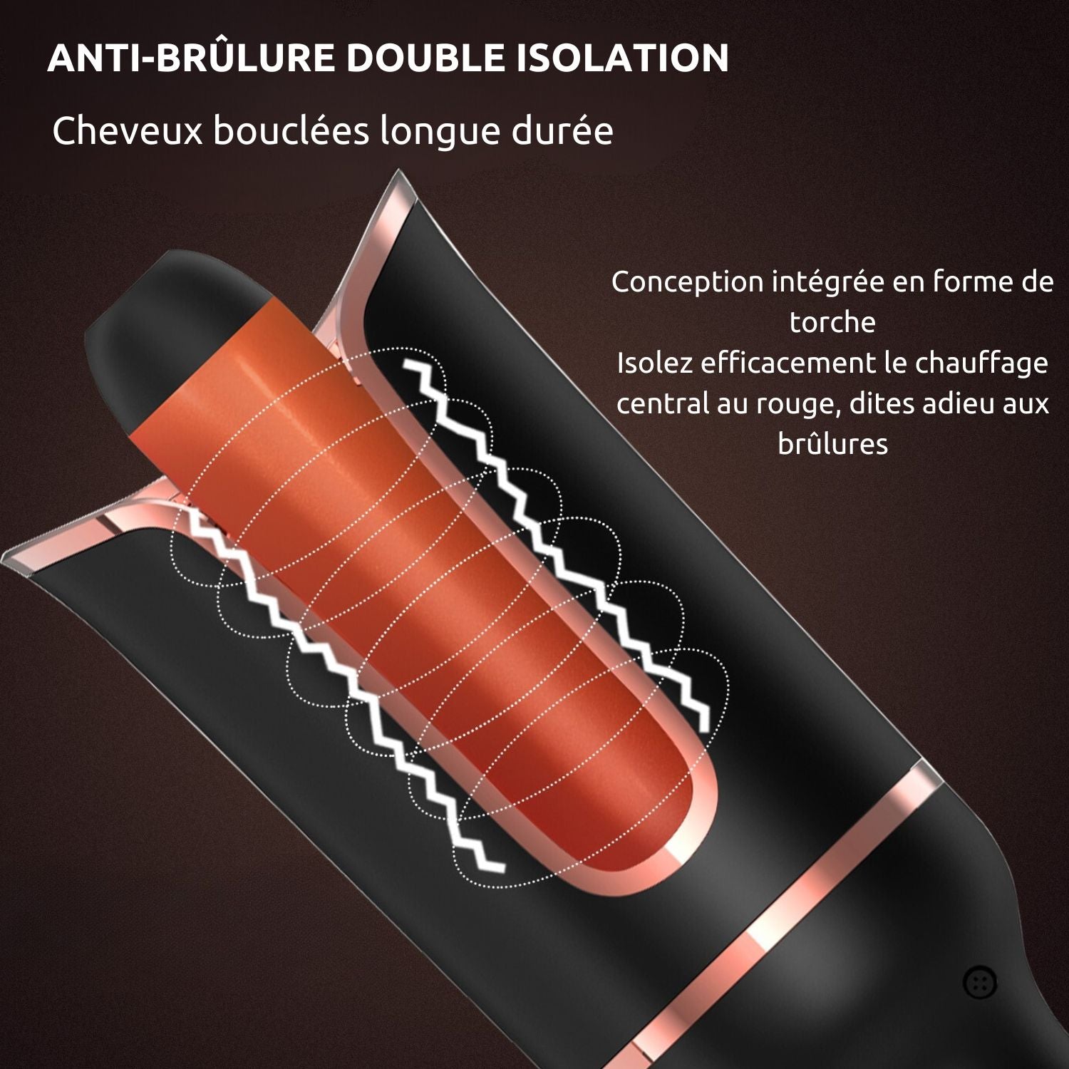 Les Visionnaires Beauté et santé Spin-n-Curl - Fer à friser à rotation automatique (CJ)