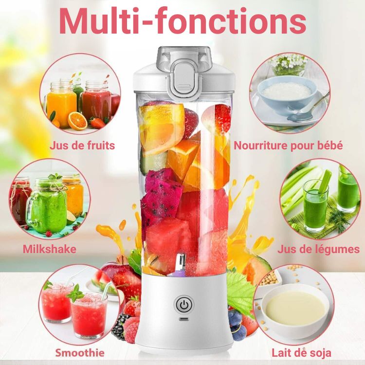 Les Visionnaires Beauté et santé VitaFusion - Le mixeur de poche pour smoothies et shakes délicieux (CJ)