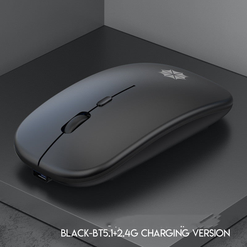 Les Visionnaires Electronics Black / Dual mode luminous version Silent Silent Laptop Gaming Girl Mouse