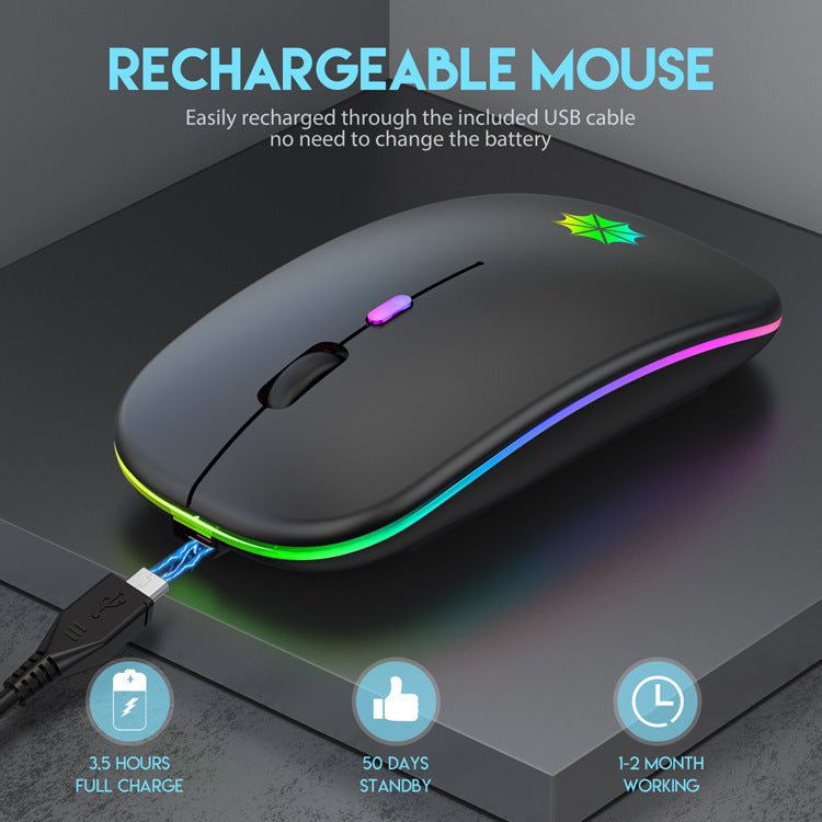 Les Visionnaires Electronics Silent Silent Laptop Gaming Girl Mouse