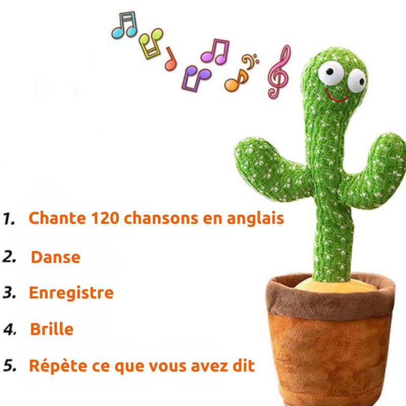 Les Visionnaires Enfants 120 chansons / Rechargeable TuniCacti : Cactus Dansant (CJ)