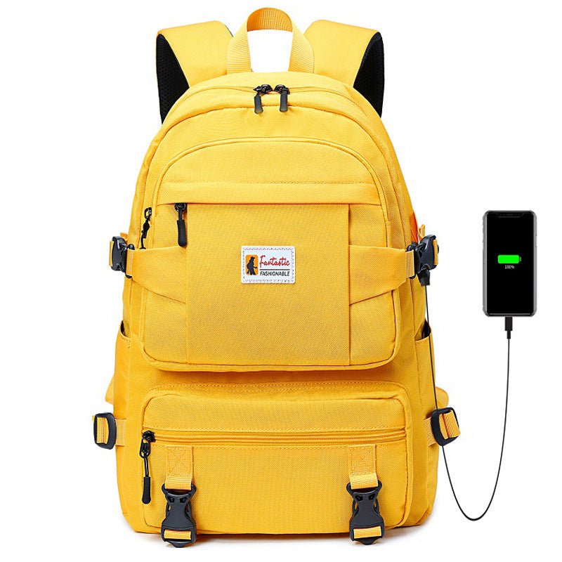 Les Visionnaires Enfants Jaune Vivid Book Bag