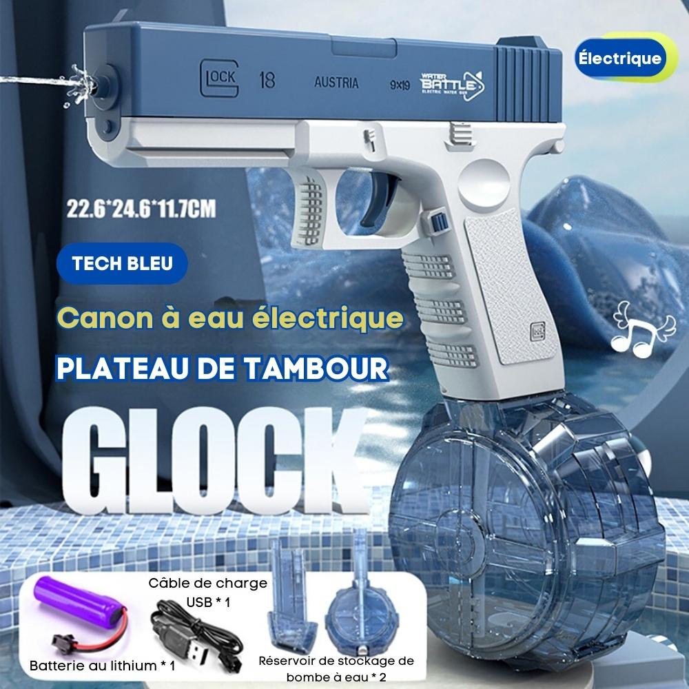 Les Visionnaires Enfants Tech Bleu 2 / Grande Capacité / USB AquaBlast - Pistolet à eau hyper puissant (CJ)