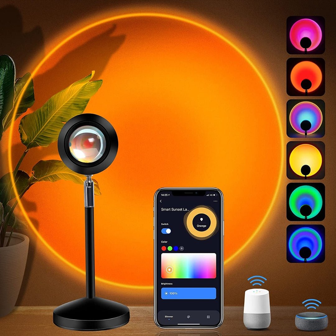 Les Visionnaires Gadget 6W / Graffiti RGB Soléa - Lampe coucher de soleil (CJ)