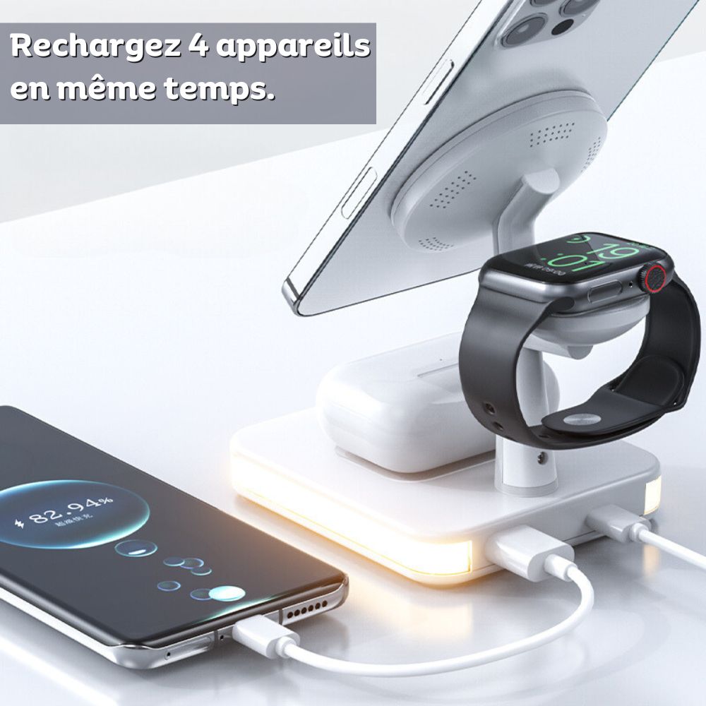 Les Visionnaires Gadget MagDock - Chargeur Sans Fil 3-en-1 (CJ)