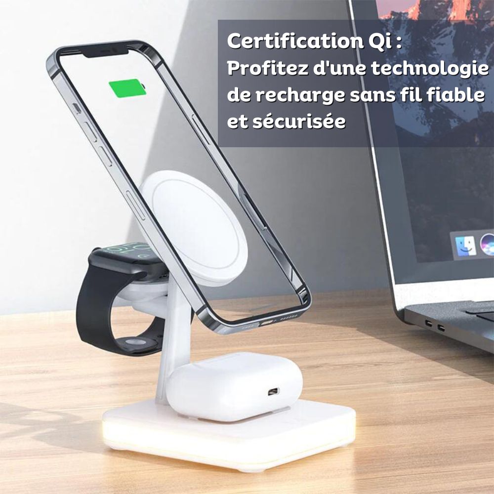 Les Visionnaires Gadget MagDock - Chargeur Sans Fil 3-en-1 (CJ)