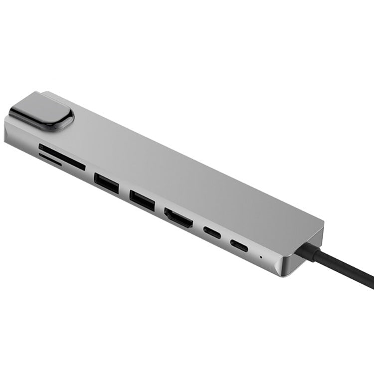 Les Visionnaires Gadget Silver / 8port PD Eight-in-one Expansion Dock Usb Docking Station Type-c Hub Splitter