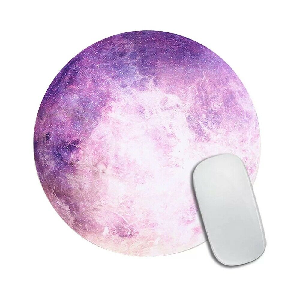 Les Visionnaires Gadget Venus Space Round Mouse Pad PC Gaming Non Slip Mice Mat For Laptop Notebook Computer Gaming Mouse Pad