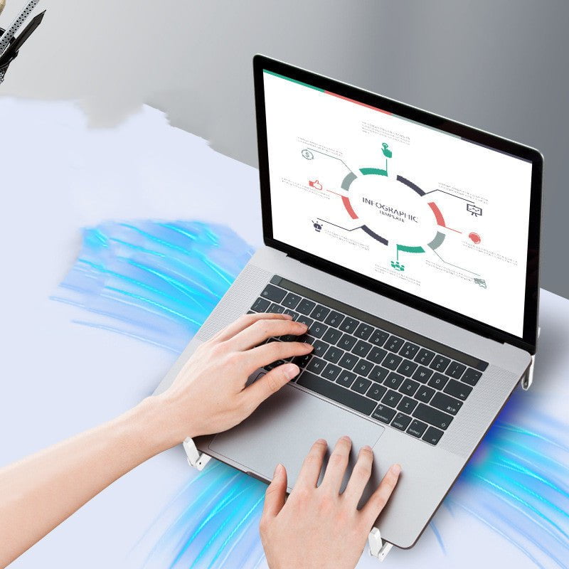 Les Visionnaires Gadget White / TypeC Portable Slim Smart Laptop Cooling Pad USB 3 Fans Gaming Laptop Cooler Fan For 17 Inch Cooler Plug Play For Notebook PC Laptop