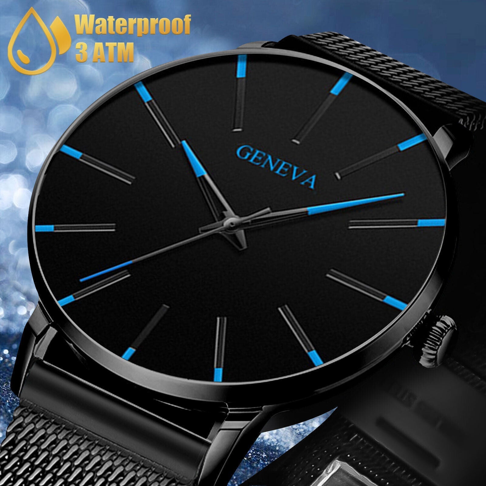 Les Visionnaires Montre Noir Essenza (Cj)
