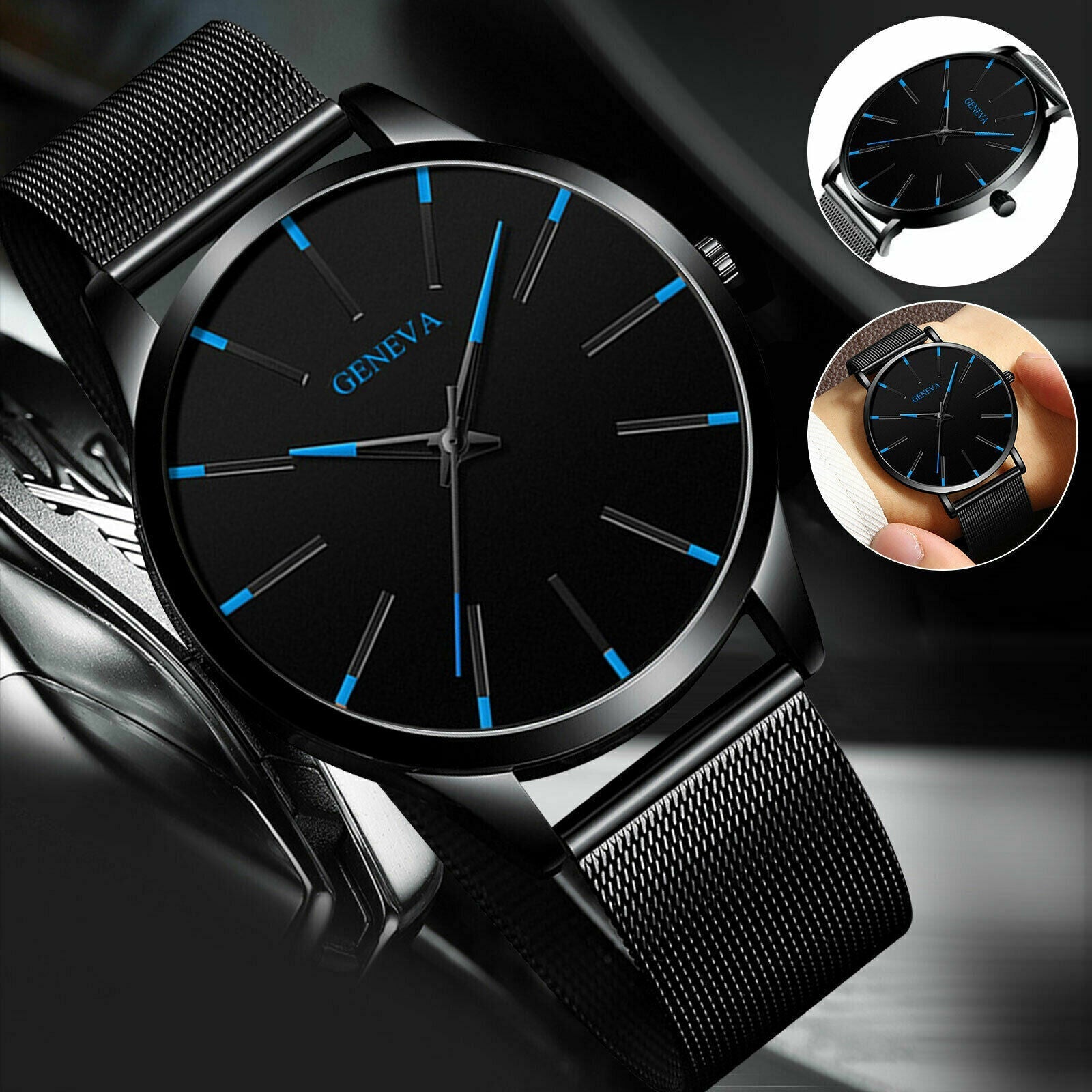 Les Visionnaires Montre Noir Essenza (Cj)