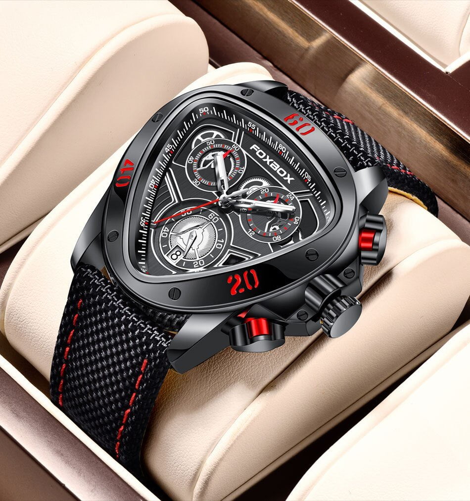 Les Visionnaires Montre Noir Racing Vertex (CJ)