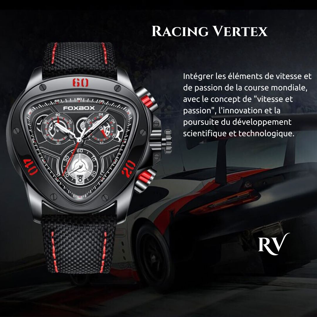 Les Visionnaires Montre Noir Racing Vertex (CJ)