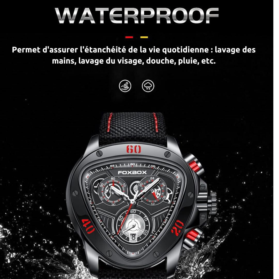 Les Visionnaires Montre Noir Racing Vertex (CJ)