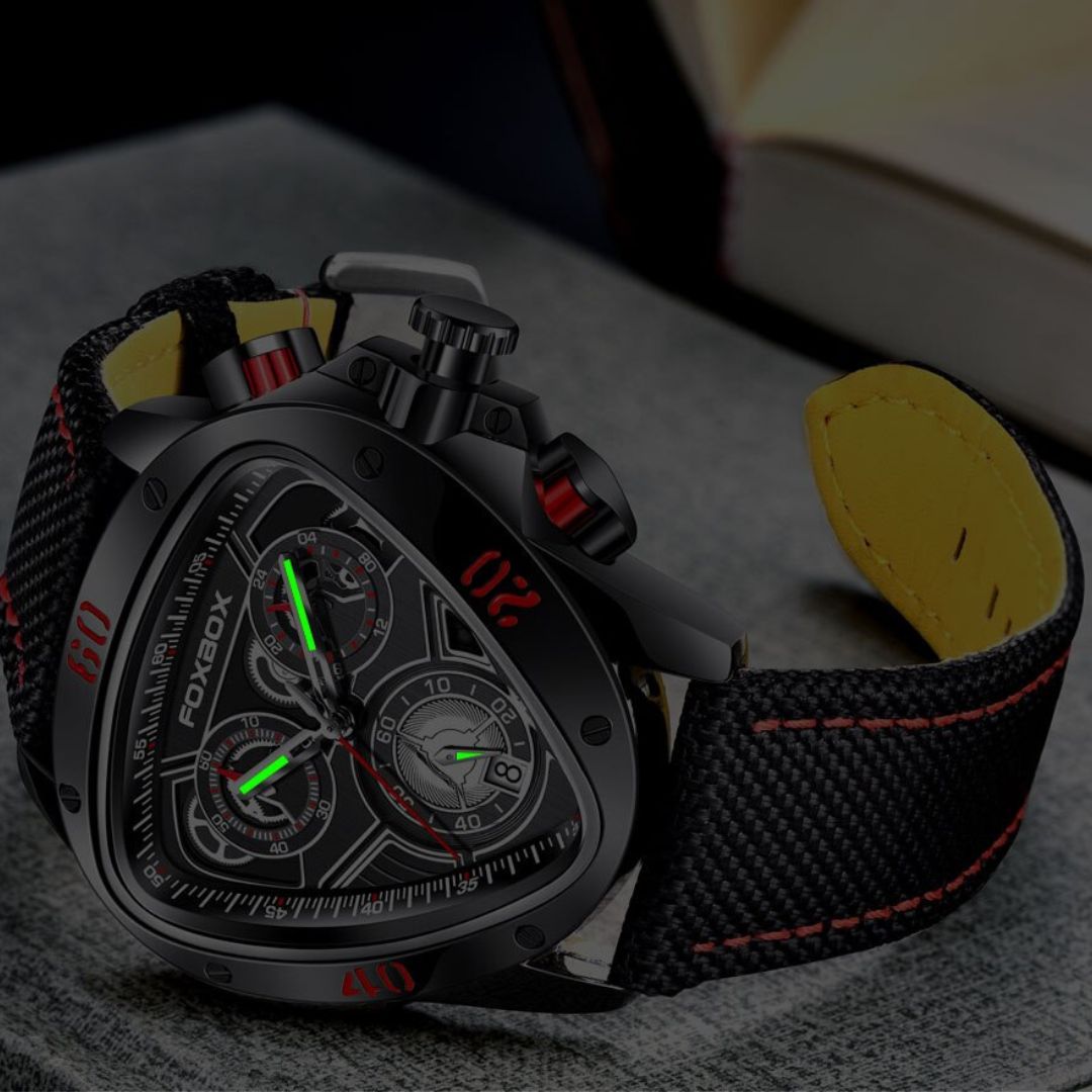 Les Visionnaires Montre Noir Racing Vertex (CJ)