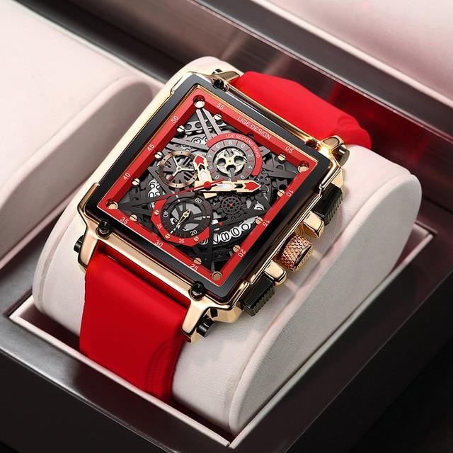 Les Visionnaires Montre Rouge Flamme Rouge (CJ)