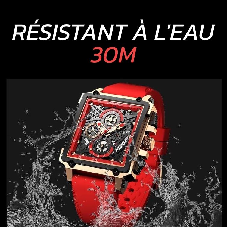 Les Visionnaires Montre Rouge Flamme Rouge (CJ)