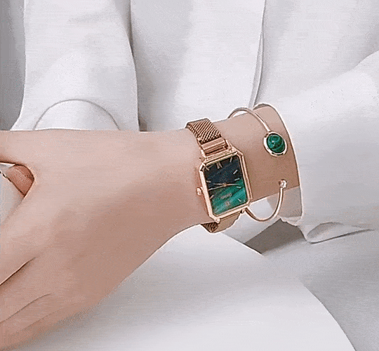 Les Visionnaires Montre Vert Aurora (CJ)