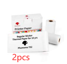 Les Visionnaires Printer Style A 2pcs / USB Portable Mini Thermal Label Printer Home Photo Printer Student Wrong Question Printer Bluetooth Mini Label Printer Price Tag