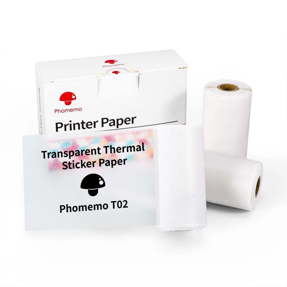 Les Visionnaires Printer Transparent Printer paper / USB Portable Mini Thermal Label Printer Home Photo Printer Student Wrong Question Printer Bluetooth Mini Label Printer Price Tag