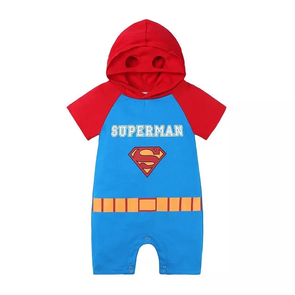 Storazone 0-2 Years Baby Romper Costume Anime Cartoon Kids Jumpsuit Toddler Summer Short-Sleeved Romper Newborn Baby Boys Clothes