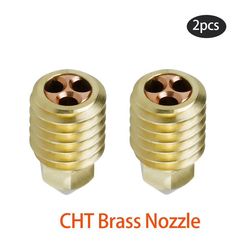 Storazone 0.4 cht brass / For Bambu Lab X1 X1C Upgraded V2.0 For Bambu Hotend Cht Nozzle Bambulab Cht Nozzle X1c Bambu Lab P1p Hotend Bambu Lab P1s Hotend High Flow Bi Metal