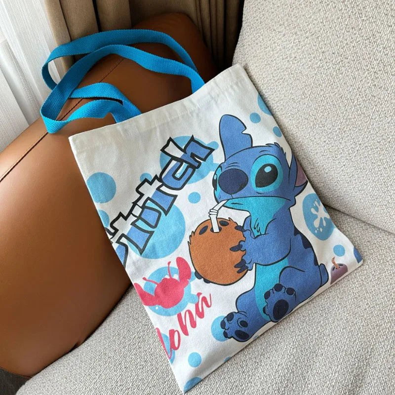 Storazone 01 Stitch bag crossbody bag STITCH cartoon peripheral cute canvas bag shoulder bag Lilo and Baby same shopping bag