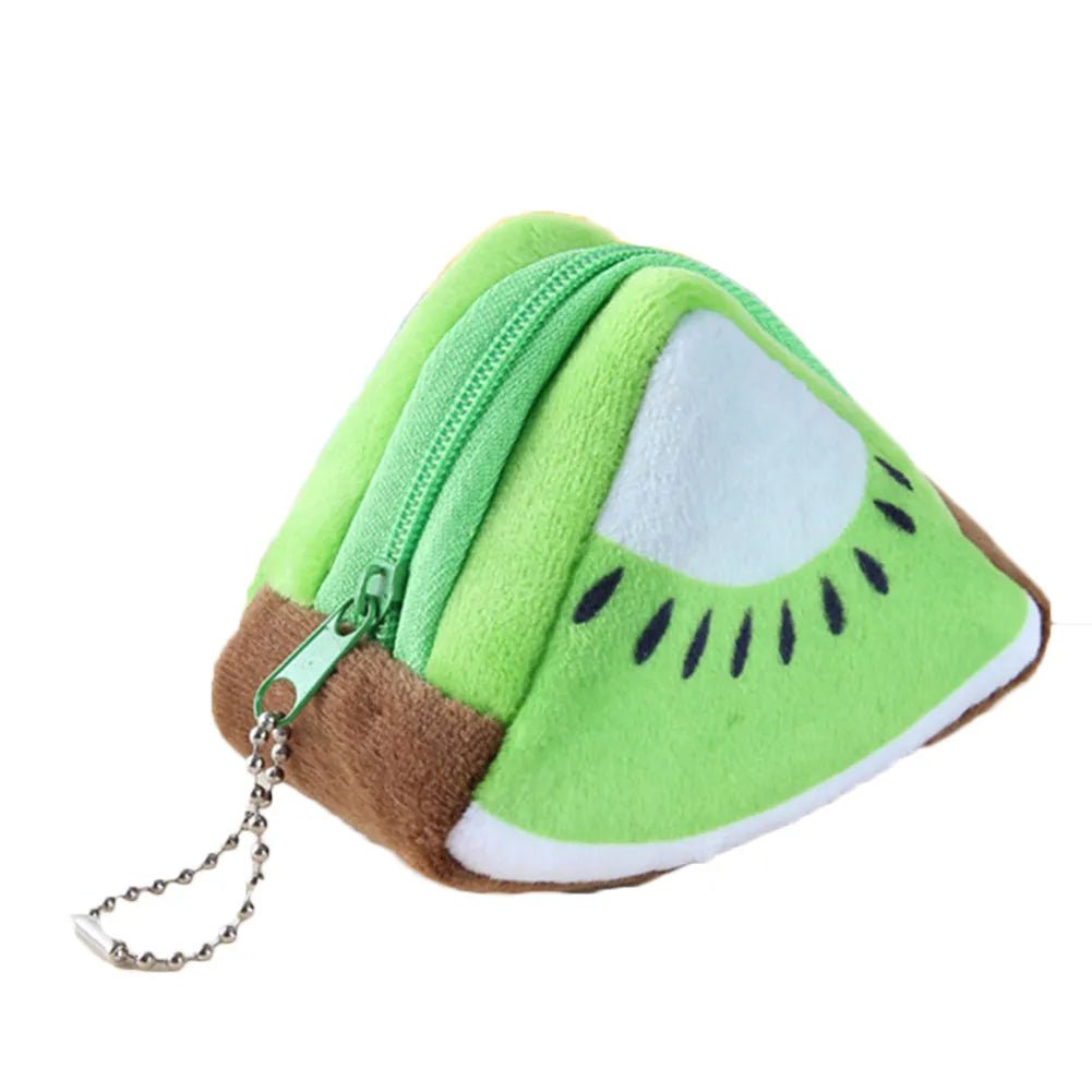 Storazone 03 Cute Blue Small Whales Coin Purse Plush Zipper Coin Wallet Shark Shape Designer Women's Wallet Change Purse Key Earphone Pouch