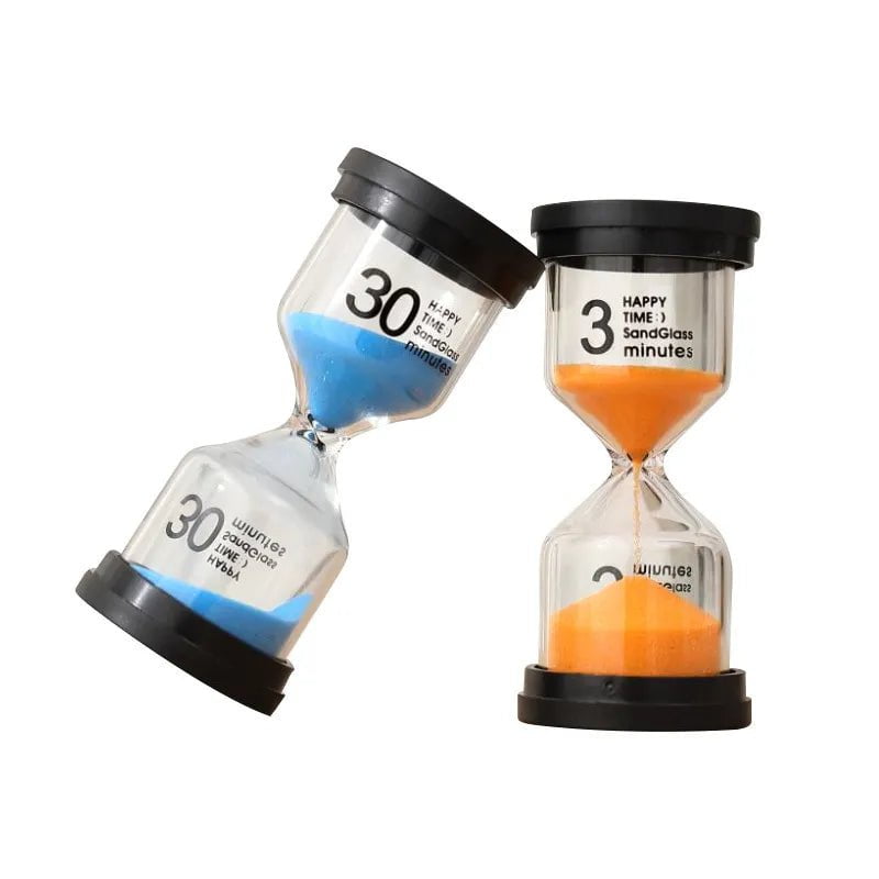 Storazone 1/3/5/10/15/30/60 Hourglass Minutes Sand Watch Sandglass Timer Watch Clock Gift Children Sand Timer Hour Home Decoration