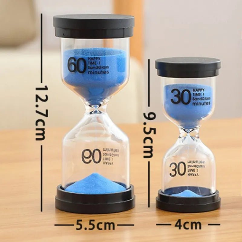 Storazone 1/3/5/10/15/30/60 Hourglass Minutes Sand Watch Sandglass Timer Watch Clock Gift Children Sand Timer Hour Home Decoration