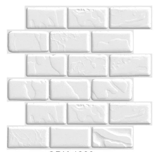 Storazone 1 / 30x30cmx12pcs / CHINA 12pcs 3D Brick Wall Sticker Self-Adhesive PVC Wallpaper for Bedroom Waterproof Oil-proof Kitchen Stickers DIY Home Wall Decor