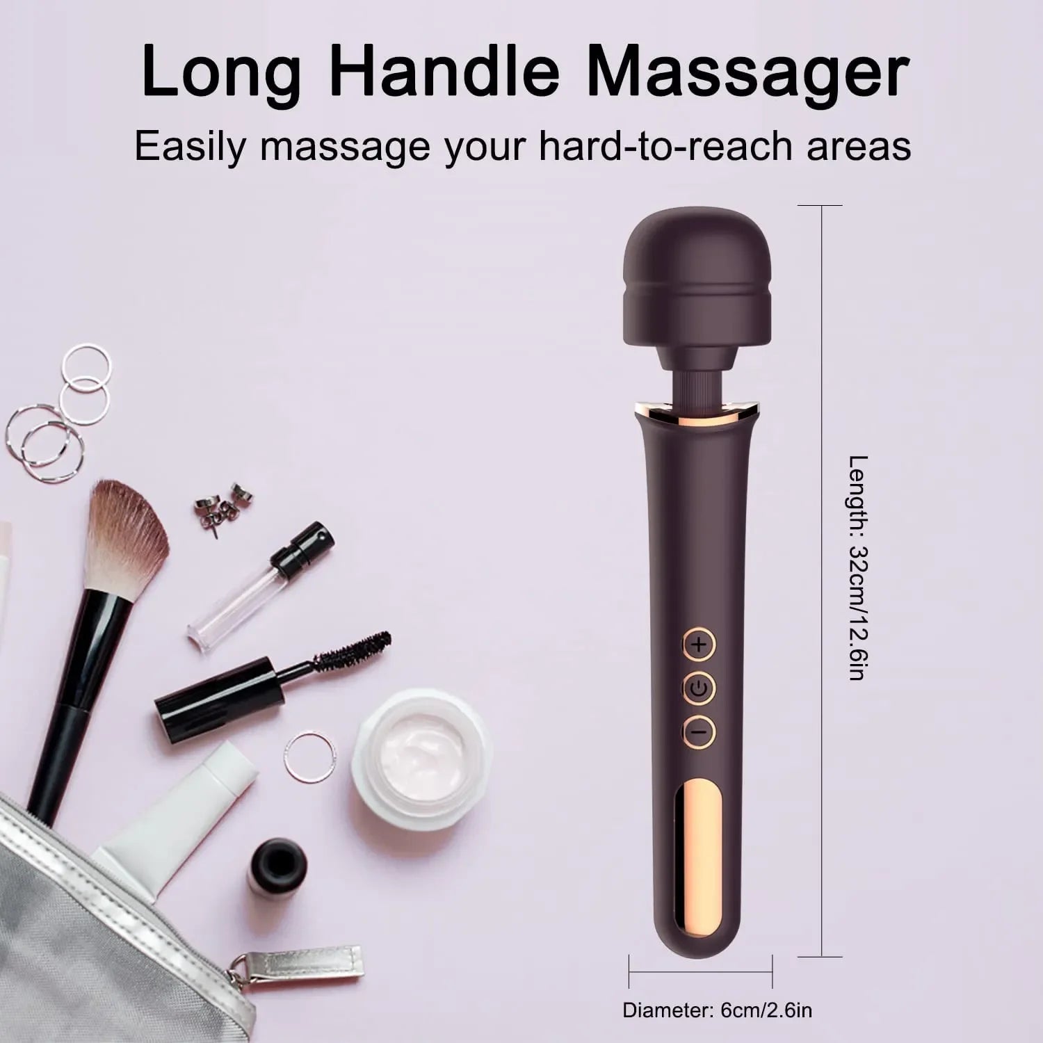 Storazone 1 Hannibal Huge Magic Handheld Massager Wand Clitoris Stimulation for Women Big Size AV Stick 10 Speed Vibrator Foreplay Adult Toy