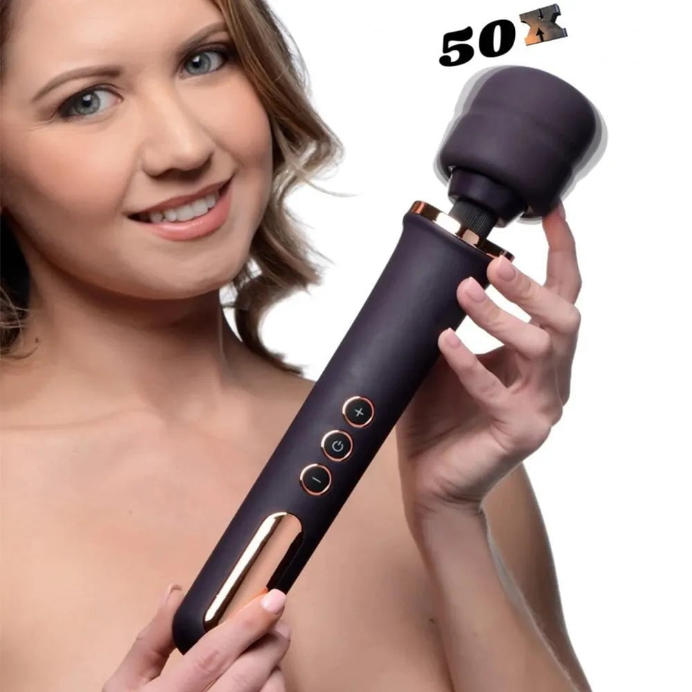 Storazone 1 Hannibal Huge Magic Handheld Massager Wand Clitoris Stimulation for Women Big Size AV Stick 10 Speed Vibrator Foreplay Adult Toy